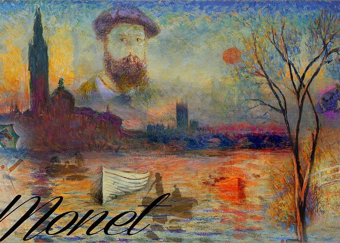 Monet Greeting Card featuring the photograph Monet-esque by Greg Sharpe