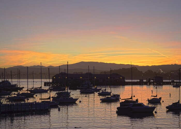 Sunrise Greeting Card featuring the photograph Monterey Morning by Derek Dean