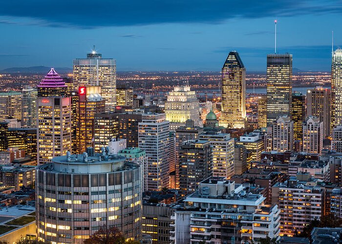 Canada Greeting Card featuring the photograph Montreal by Mihai Andritoiu