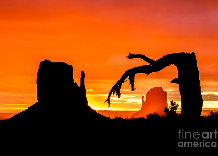 Arizona Greeting Card featuring the photograph Monumental Sunrise by Nicholas Pappagallo Jr