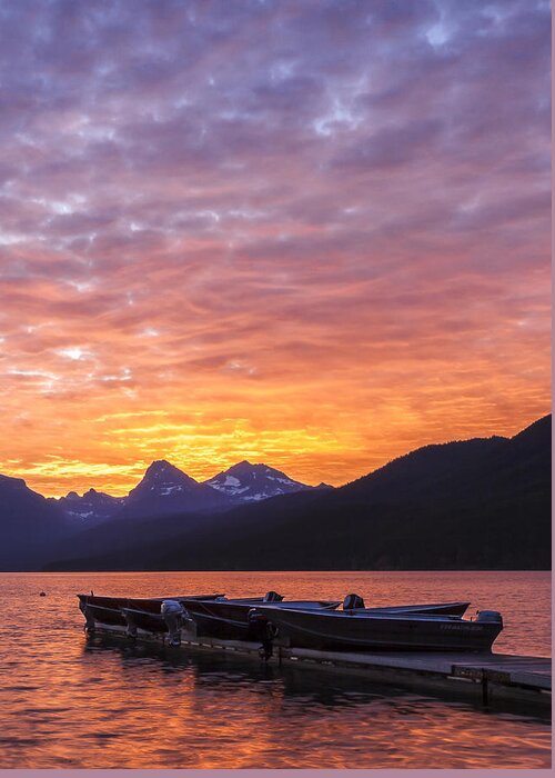 Veritcal Greeting Card featuring the photograph Morning Light II by Jon Glaser