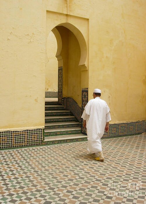 Medina Greeting Card featuring the photograph Morocco Medina by Ksenia VanderHoff