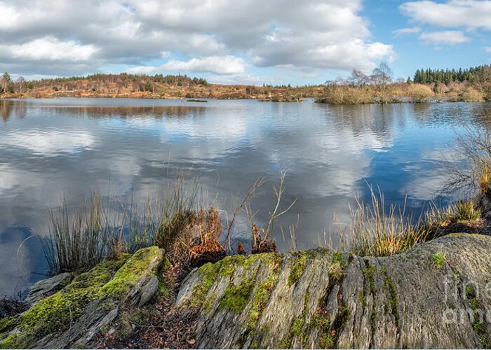 Llyn Elsi Greeting Card featuring the photograph Mountain Lake by Adrian Evans