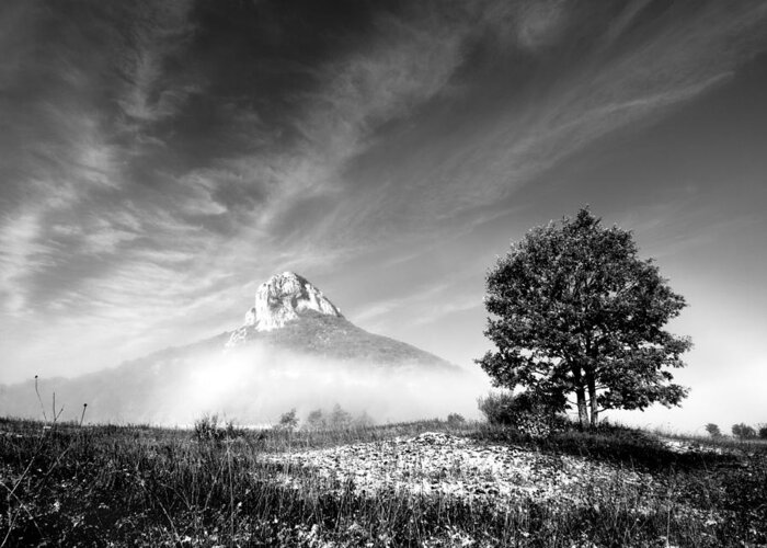 Landscape Greeting Card featuring the photograph Mountain Zir by Davorin Mance