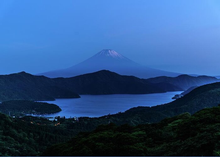 Scenics Greeting Card featuring the photograph Mt.fuji by Alpiniste074
