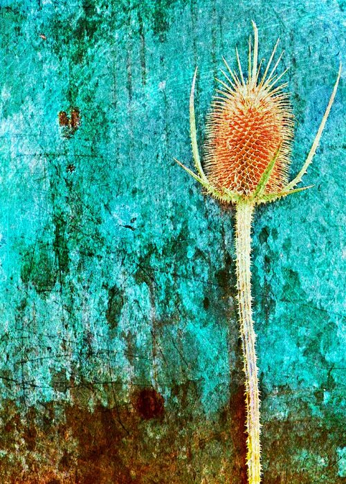 Texture Greeting Card featuring the digital art Nature Abstract 13 by Maria Huntley