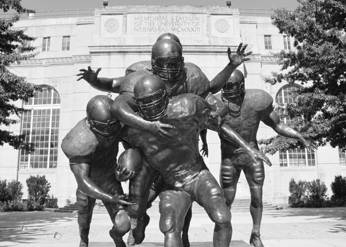 University Of Nebraska Greeting Card featuring the photograph Nebraska Football by John Daly