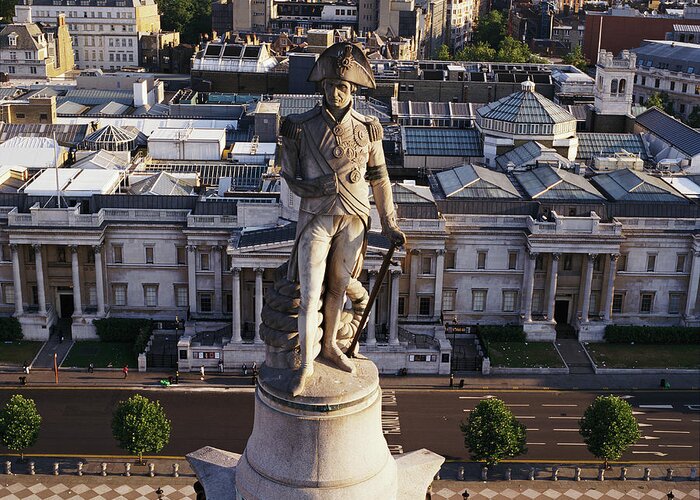 National Gallery Greeting Card featuring the photograph Nelson's Column by Skyscan/science Photo Library
