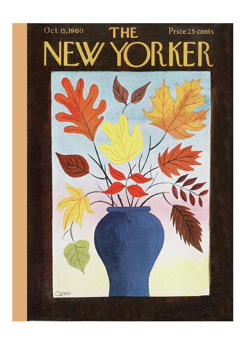 Charles E. Martin Cma Greeting Card featuring the painting New Yorker October 15th, 1960 by Charles E Martin