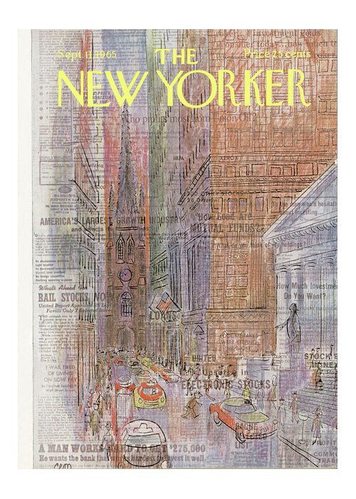 New Yorker September 11th, 1965 Greeting Card for Sale by Charles E Martin