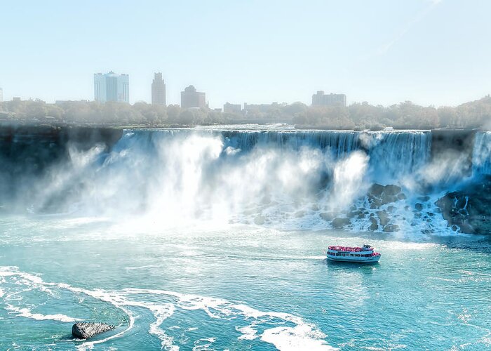 Niagara Greeting Card featuring the photograph Niagara Falls by Klm Studioline