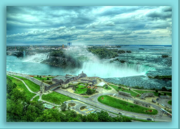 Niagara Falls Greeting Card featuring the photograph Niagara Falls Canada by Cindy Haggerty