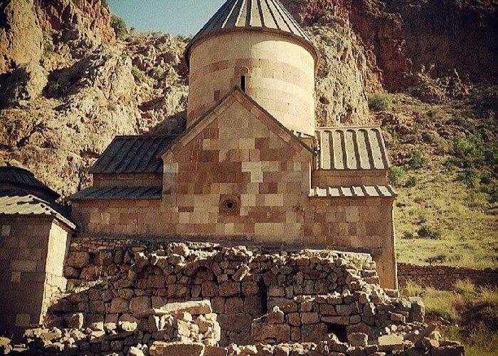 Yeghegnadzor Greeting Card featuring the photograph Noravank Monastery, Armenia by Alexander Kaginyan