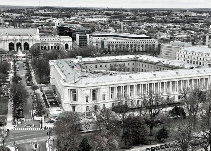 Union Station Greeting Card featuring the photograph North Capitol Hill by Mitch Cat
