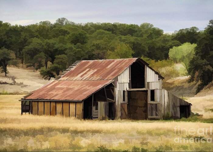 Barn Greeting Card featuring the photograph Northern California Barn by Kathleen Gauthier