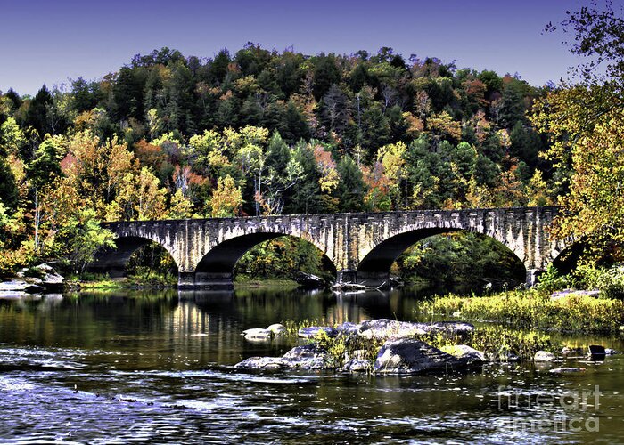 Rural Greeting Card featuring the photograph Old Bridge by Ken Frischkorn