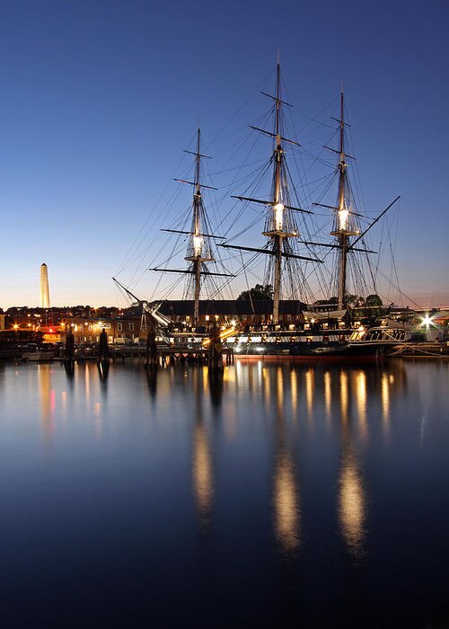 Boston Greeting Card featuring the photograph Old Ironsides by Juergen Roth