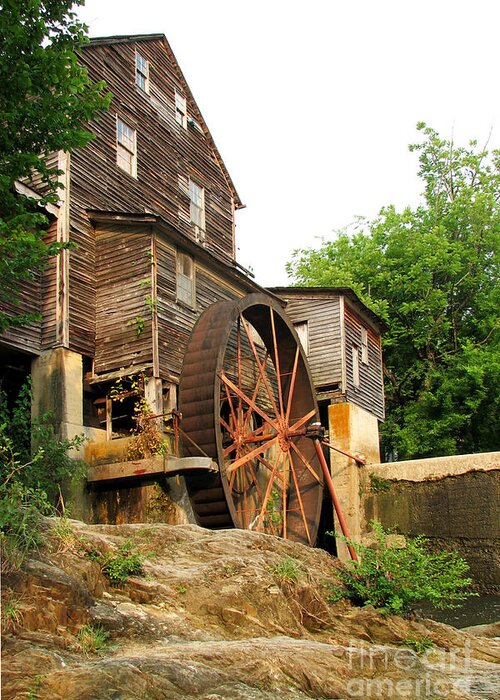 Old Mill Greeting Card featuring the photograph Old Mill by Teri Atkins Brown