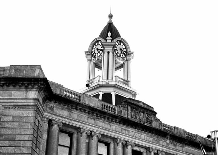 Old Town Hall In Stamford Greeting Card featuring the photograph Old Town Hall In Stamford by Klm Studioline