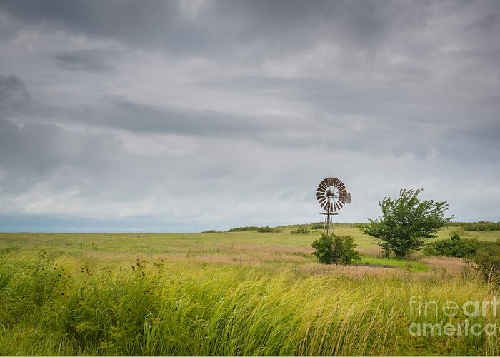 Michael Versprill Greeting Card featuring the photograph Old Windmill by Michael Ver Sprill