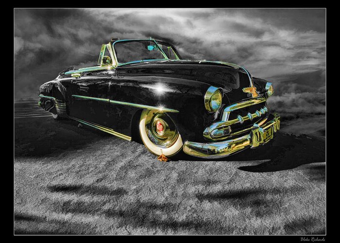 Chevy Greeting Card featuring the photograph Oldie Classic by Blake Richards