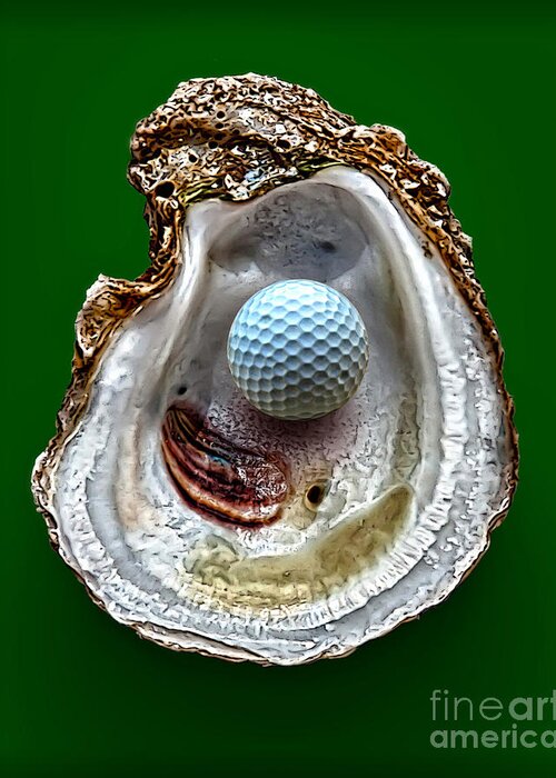 Golf Greeting Card featuring the photograph Hole In One by Walt Foegelle