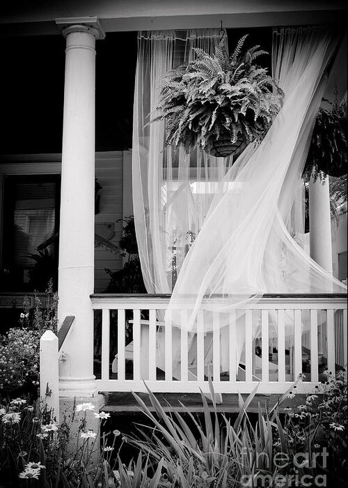 Porch Greeting Card featuring the photograph On the Veranda by Colleen Kammerer