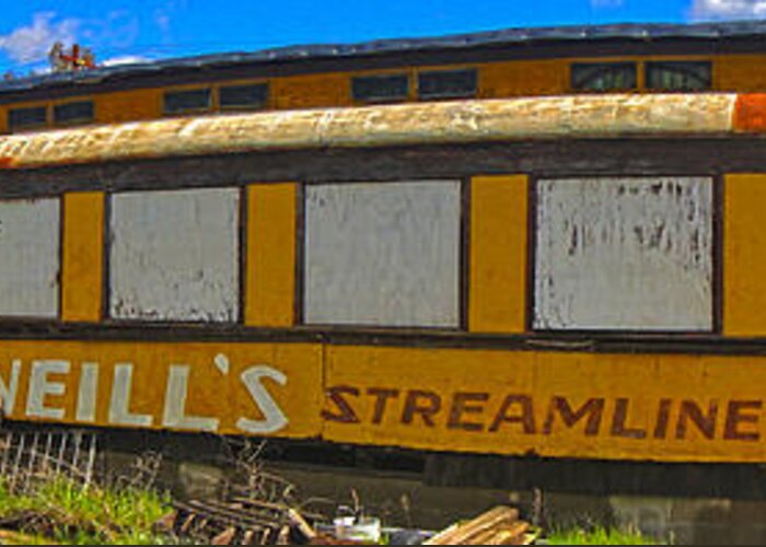 O'neill's Streamline Diner Greeting Card featuring the photograph Oneills Streamline Diner - 04 by Gregory Dyer