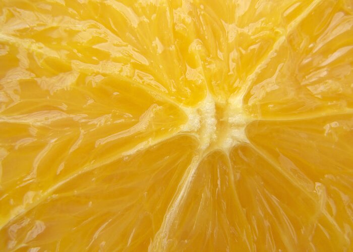 Orange Greeting Card featuring the photograph Orange Closeup by Matthias Hauser