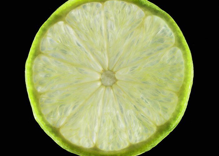 California Greeting Card featuring the photograph Organic Lime by Monica Rodriguez
