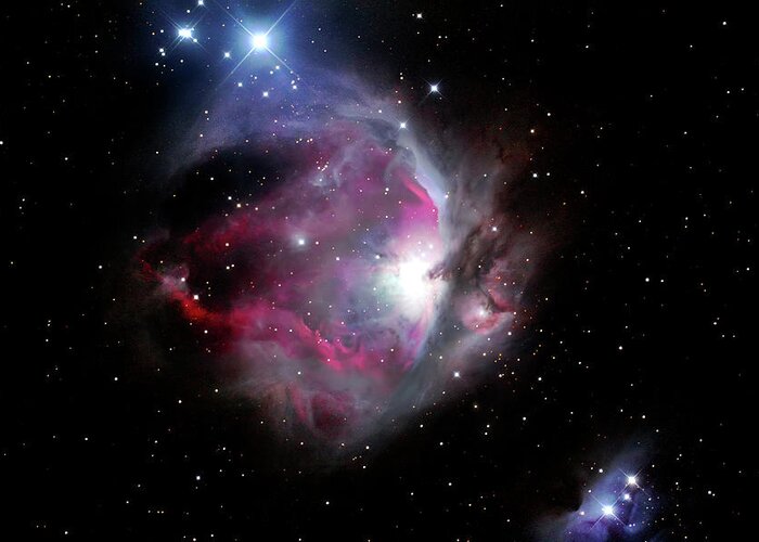 Constellation Greeting Card featuring the photograph Orion Nebula by K.muller
