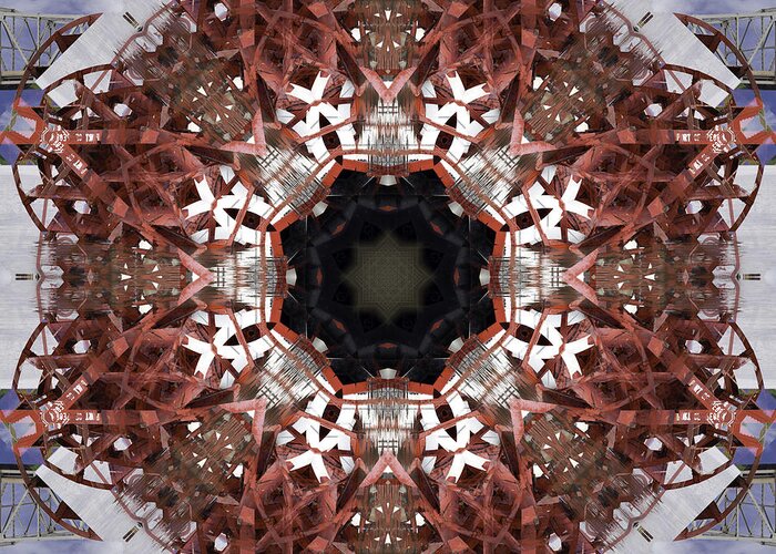 74 Greeting Card featuring the photograph Paddlewheel Kaleidoscope by Jim Finch