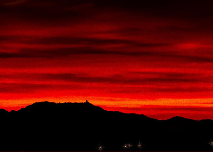 2013 Greeting Card featuring the photograph Painted Sky 36 by Mark Myhaver