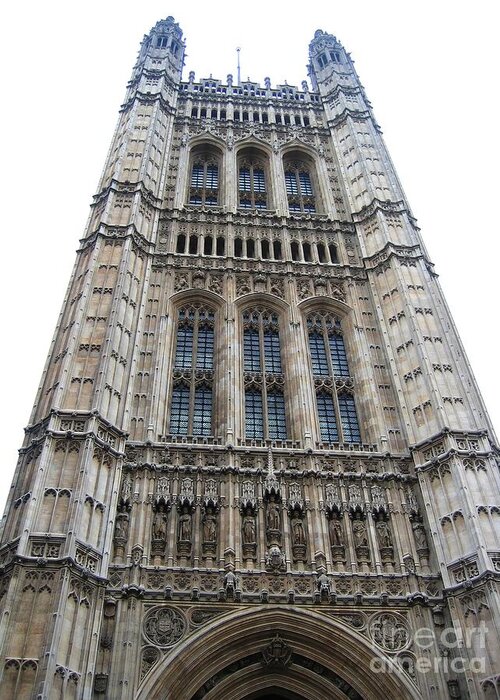 Palace Of Westminster Greeting Card featuring the photograph Palace of Westminster by Denise Railey