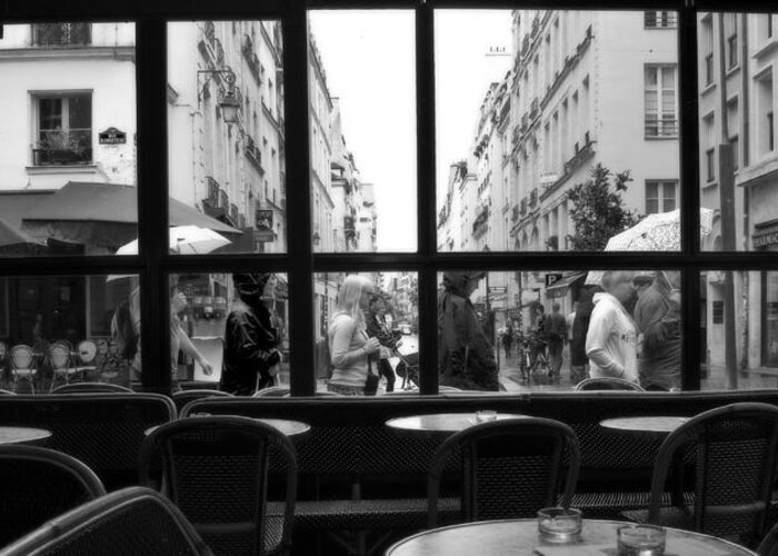 Paris Greeting Card featuring the photograph Paris Cafe by Ng Hock How