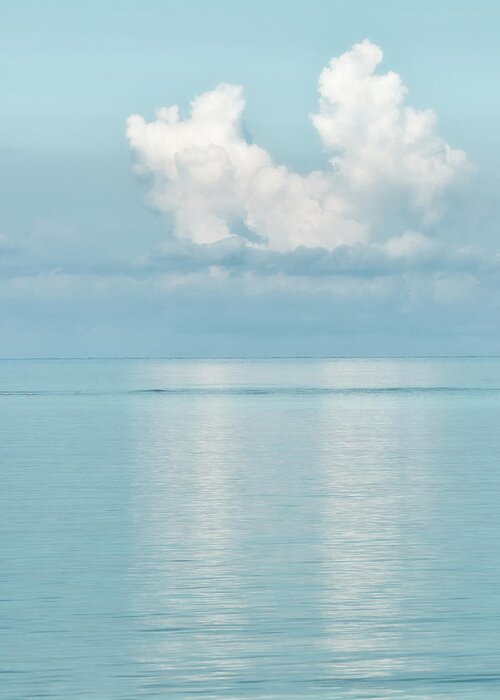 Jamaica Greeting Card featuring the photograph Peaceful Reflections of Clouds by Gary Slawsky