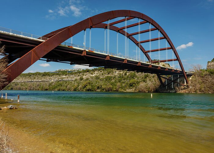 Photography Greeting Card featuring the photograph Pennybacker 360 Bridge, Austin, Texas by Panoramic Images