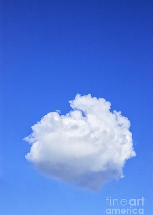 Perfect Greeting Card featuring the photograph Perfect Cloud by Colin and Linda McKie