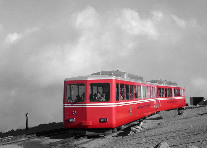 Pikes Peak Train Greeting Card featuring the photograph Pikes Peak Train by Shane Bechler