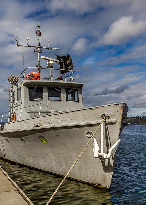 Maritime Greeting Card featuring the photograph Portrait of Ship by Rob Green