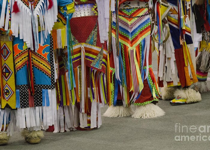 Pow Wow Greeting Card featuring the photograph Pow Wow First Nations 10 by Bob Christopher
