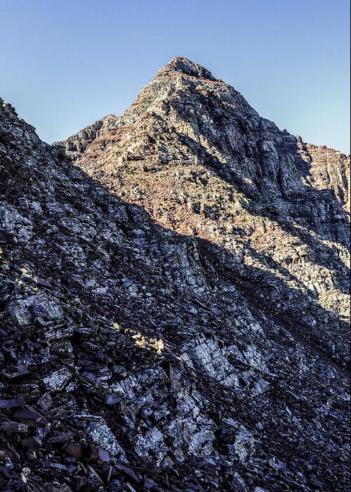 Pyramid Greeting Card featuring the photograph Pyramid Peak by Aaron Spong