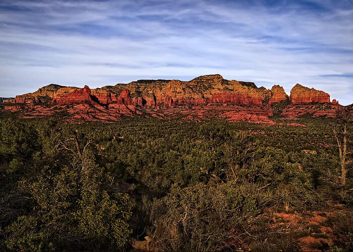 2014 Greeting Card featuring the photograph Red Rock Golden Hour 26 by Mark Myhaver