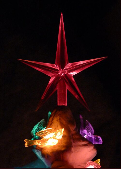 Rishard Reeve Greeting Card featuring the photograph Red Star by Richard Reeve