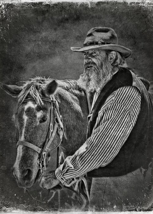 Reenactment Pals At Fort Verde Greeting Card featuring the photograph Reenactment Pals at Fort Verde by Priscilla Burgers