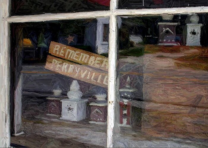 Perryville [kentucky] Greeting Card featuring the digital art Remember Perryville - Perryville KY by Thia Stover