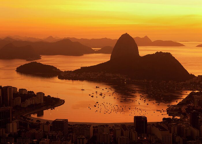 Scenics Greeting Card featuring the photograph Rio De Janeiro General View by Brasil2