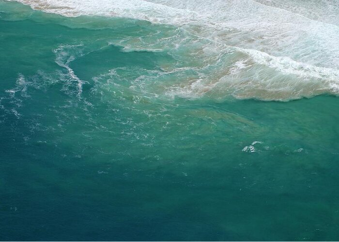 Rip Current Greeting Card featuring the photograph Rip Current by Peter Chadwick/science Photo Library