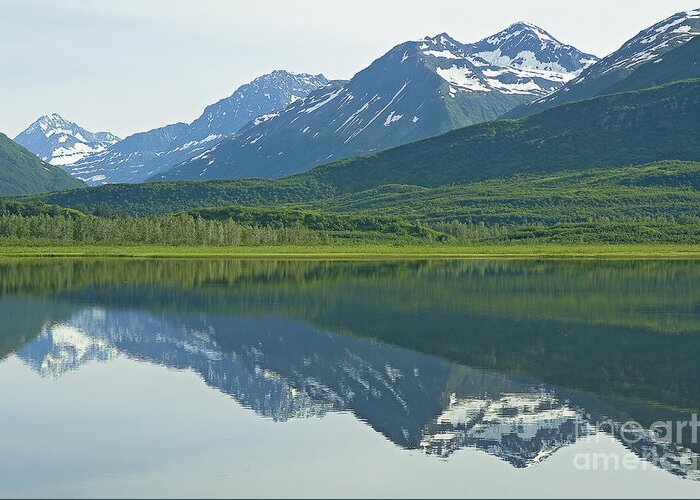 Robe Greeting Card featuring the photograph Robe Lake by Nick Boren
