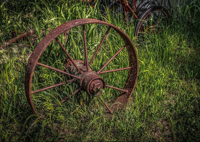 Rust Greeting Card featuring the photograph Round And Rusty by Ray Congrove